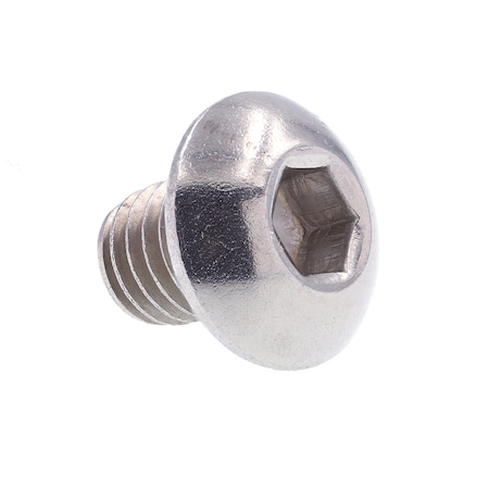 Prime-Line #10-32 Socket Head Cap Screw, Button, Plain Stainless Steel, 1/4 in Length, 10 PK 9169021